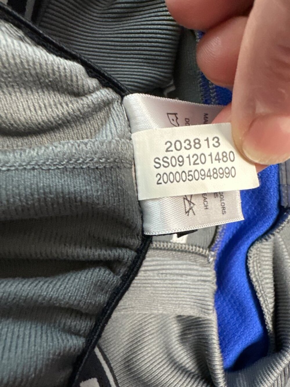 Under Armour Men's Full-Zip Gray & Blue Tracksuit Set With Logo Size XL - Picture 15 of 16